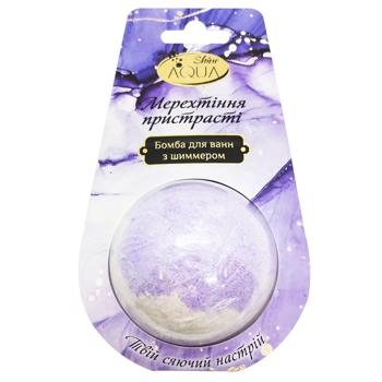 Aqua Shine Bath Sweets Flicker of Passion Bath Bomb with Shimmer 140g