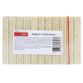 Вафлі Marka Promo Сніжинка 220г - купити, ціни на NOVUS - фото 2