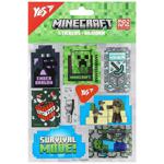 Yes Minecraft Stickers 13x15cm 2 Sheets