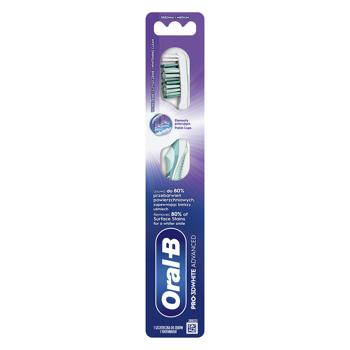 Зубная щетка Oral-B Pro-3DWhite Advanced средняя - купить, цены на КОСМОС - фото 1