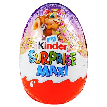 Яйцо шоколадное Kinder Surprise Maxi 100г - купить, цены на КОСМОС - фото 3