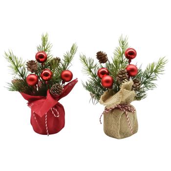 Композиция новогодняя Actuel 20см в ассортименте - купить, цены на - фото 1