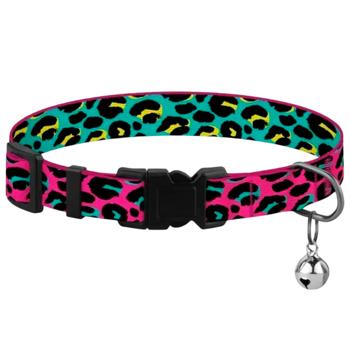 Barksi BronzeDog Urban Art Леопард нейлоновий нашийник для котів XS - різнокольоровий - купить, цены на MasterZoo - фото 1