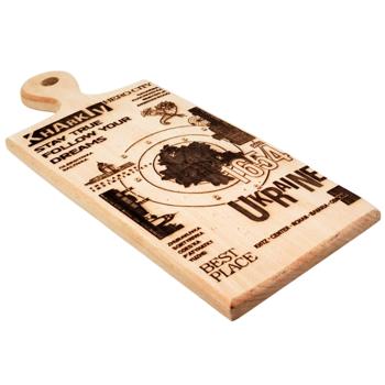 Доска разделочная Харьков Город Герой 1654 прямоугольная 33*13,5см - купить, цены на Восторг - фото 2