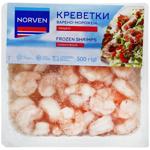 Креветки Norven варено-мороженые очищенные хвосты 500г