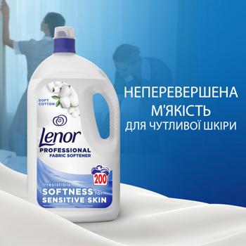 Lenor Professional Soft Cotton Fabric Softner for Sensitive Skin 4l - buy, prices for METRO - photo 3