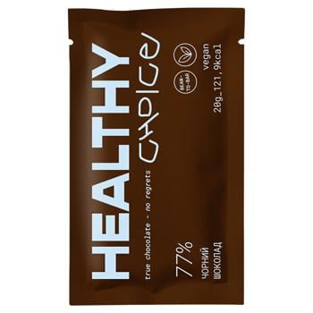 Шоколад чорний Healthy Choice 20г - купити, ціни на КОСМОС - фото 1