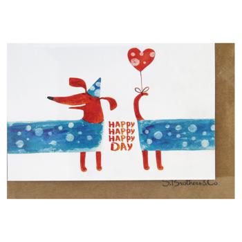 Открытка S.Brothers&Co средняя - купить, цены на Auchan - фото 3