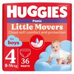 Huggies Little Movers Panties Diapers for Boys 4 9-14kg 36pcs