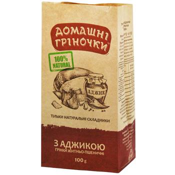 Domashni Hrinochki Crisps with Adjika 100g - buy, prices for Auchan - photo 1