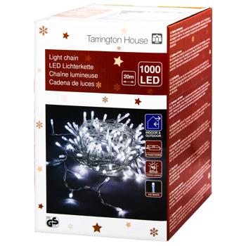 Гірлянда Tarrington House холодний білий 1000LED - купити, ціни на METRO - фото 1