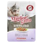 Miglior Gatto Wet Food with Lamb and Vegetables for Sterilized Cats 85g