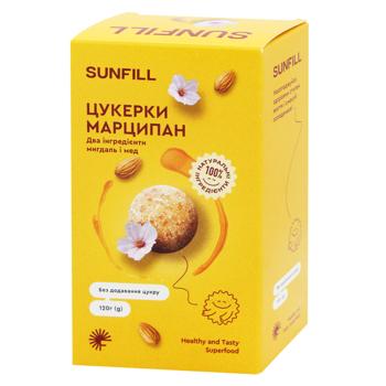 Цукерки Sunfill марципан 120г