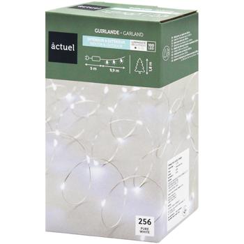 Гірлянда Actuel Роса 100LED білий 9 програм 14,9м - купити, ціни на Auchan - фото 1