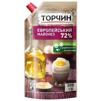 Майонез ТОРЧИН® Європейський 300г - купити, ціни на Novus - фото 1