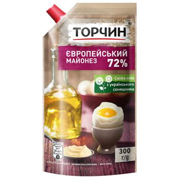 Майонез ТОРЧИН® Європейський 72% 300г - купити, ціни на Auchan - фото 1