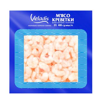 Veladis Peeled Boiled-Frozen Shrimps 400g - buy, prices for NOVUS - photo 1