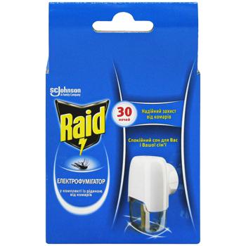 Электрофумигатор Raid с жидкостью против комаров 30 ночей - купить, цены на МегаМаркет - фото 2