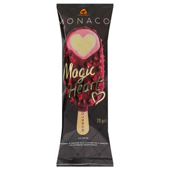 Мороженое Три Ведмеді Monaco Magic Heart со вкусом асаи с сорбетом из лимона 70г - купить, цены на Чудо Маркет - фото 1