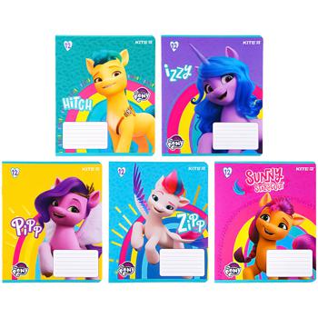 Зошит Kite My Little Pony у лінію 12 аркушів - купити, ціни на Auchan - фото 1