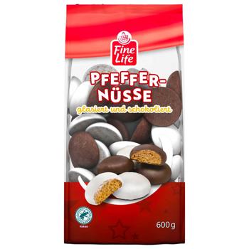 Пряники Fine Life глазуровані цукровою глазур’ю та темним шоколадом 600г - купити, ціни на METRO - фото 2