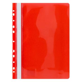 Axent Perforated Red Folder A4