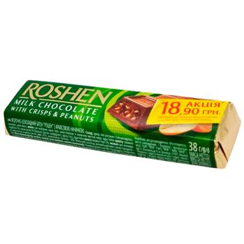 Батончик Roshen с арахисовой начинкой 38г - купить, цены на - фото 2