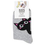 V&T Cat Paws Children's Socks s.18-20 Grey Melange