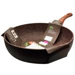 Сковорода Fissman Magic Brown глубокая с антипригарным покрытием 28х8,1см
