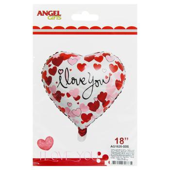 Шарик Angel Gifts воздушный Сердце 41,43см - купить, цены на - фото 2