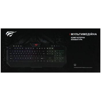 Клавіатура Havit мембранна ігрова дротова HV-KB510L - купити, ціни на Auchan - фото 1