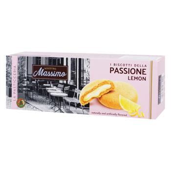 Печиво Maestro Massimo Passione Lemon 150г - купити, ціни на Auchan - фото 1