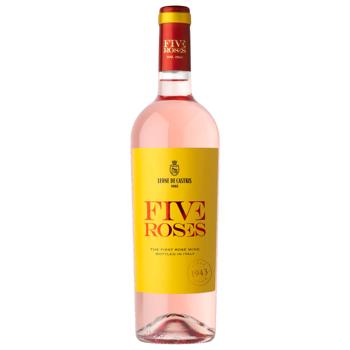 Вино Five Roses Salento сухе рожеве 12% 0,75л