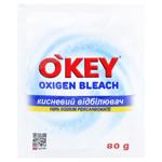 Отбеливатель O'Key кислородный для белых вещей 80г