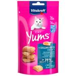 Vitakraft Yums Cat Snack with Salmon and Omega-3 40g