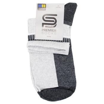 Носки Premier Socks Эконом мужские средние р.25, 27, 29 серый - купить, цены на ЕКО Маркет - фото 1