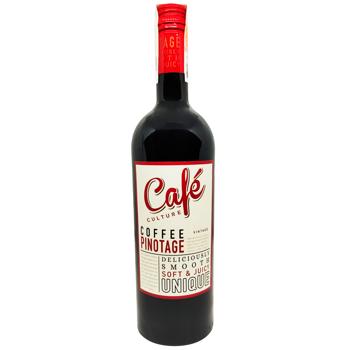 Вино Cafe Culture Coffee Pinotage червоне сухе 14,5% 0,75л