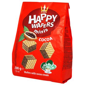 Flis Happy Wafers Stuffed with Cocoa 200g - buy, prices for COSMOS - photo 1