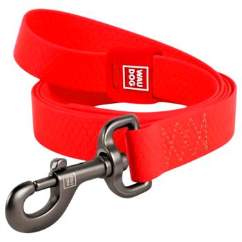 Поводок Waudog Waterproof водостойкий 183см / 20мм красный - купить, цены на MasterZoo - фото 1