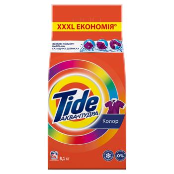 Стиральный порошок Tide Аква Пудра Color автомат 8,1 кг - купить, цены на Таврия В - фото 2