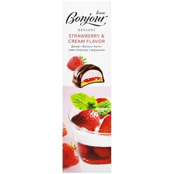 Konti Bonjour Strawberry & Cream Flavor Dessert 116g - buy, prices for Auchan - photo 2