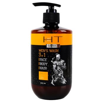 Hair Trend Barber Men's 3-in-1 Gel for Face, Body and Hair 500ml