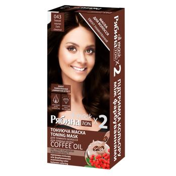 Acme Color Toning Hair Mask 043 dark chestnut 30ml - buy, prices for MegaMarket - photo 1