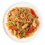 Rice Noodles with Chicken and Vegetables