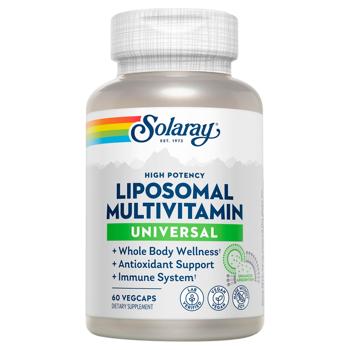 Solaray, Universal Liposomal Multivitamin, High Potency, 60 VegCaps - купить, цены на Biotus - фото 1