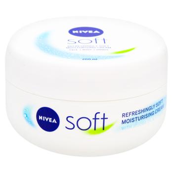 Nivea Soft Refreshingly Moisturizing Face and Body Cream 200ml - buy, prices for METRO - photo 4