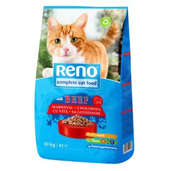 Корм сухий Reno з яловичиною для котів