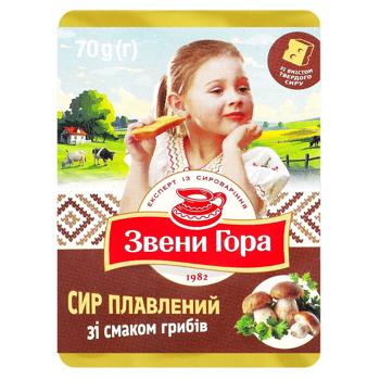 Сир плавлений Звени Гора зі смаком грибів 36% 70г - купити, ціни на КОСМОС - фото 2