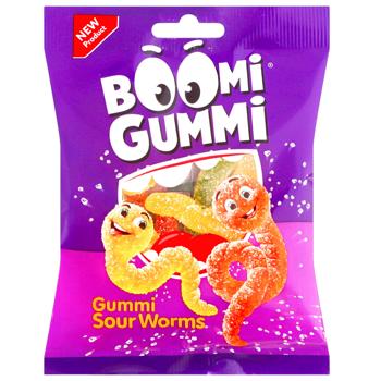 Конфеты Boomi Gummi Sour Worms желейные 70г - купить, цены на КОСМОС - фото 1