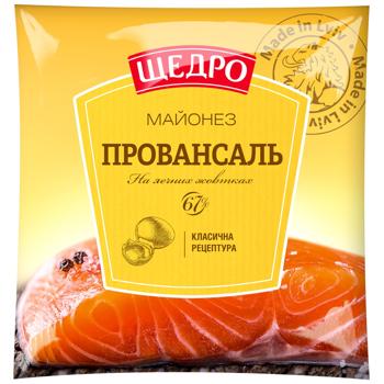 Shchedro Provence Mayonnaise 67% 350g - buy, prices for MegaMarket - photo 1